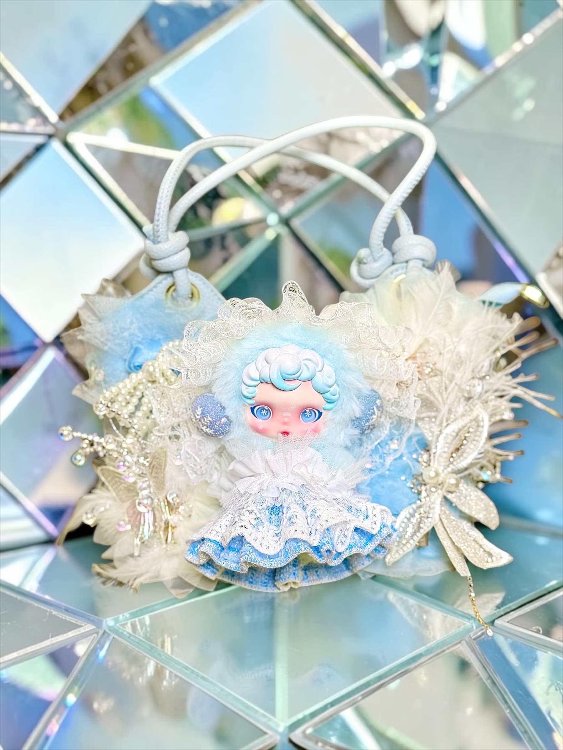 Song Of Snow Skullpanda Baby Blue Shoulder & Crossbody Bag — image 1